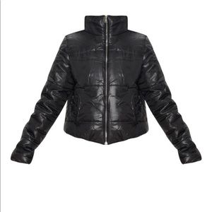 Black puffer jacket